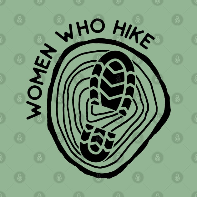 Women Who Hike SVG Hiking Gift For Her by Caty Catherine