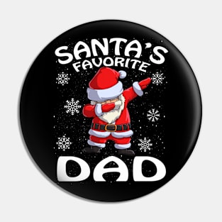 Santas Favorite Dad Christmas Pin