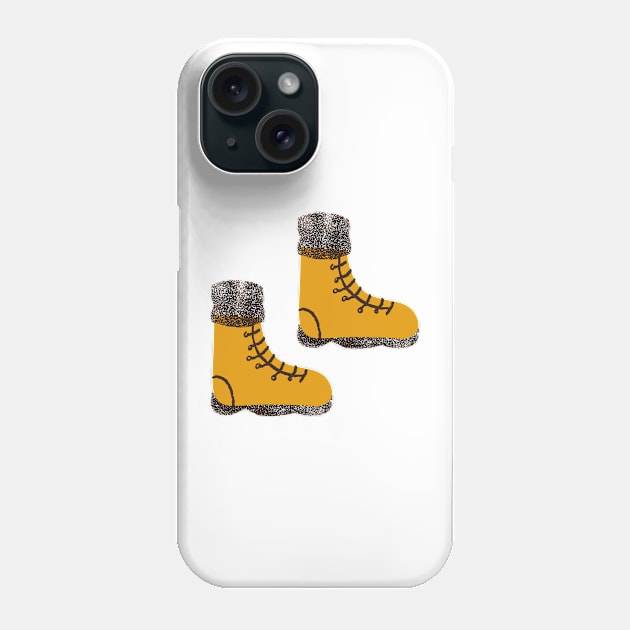 boots design Phone Case by Imagination