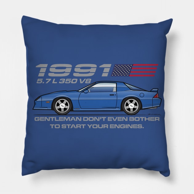 350 Blue Pillow by JRCustoms44