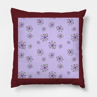 Atomic Purple Pillow