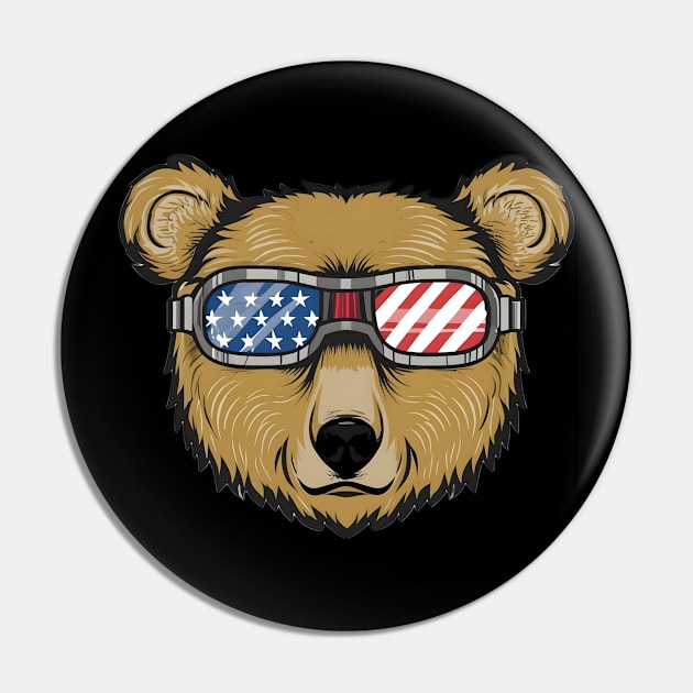 American bear Pin by Spaceboyishere