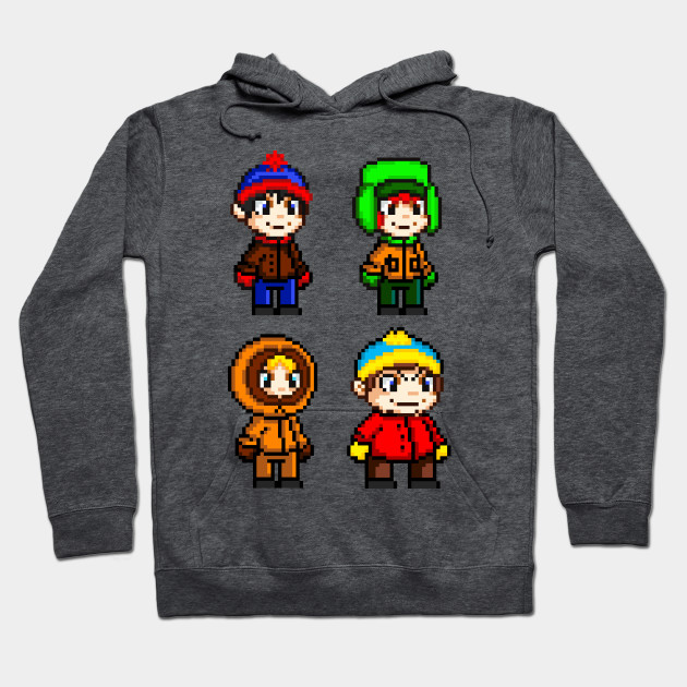 South Park Boys Pixels South Park Hoodie Teepublic Uk