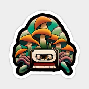 tape psychedelic mushrooms music Magnet