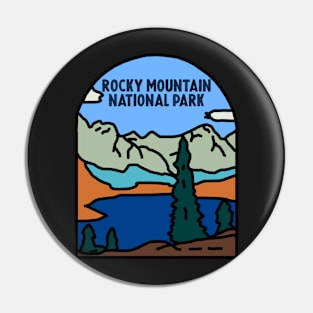 Rocky Mountain National Park Decal Pin
