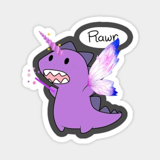 Fairy Dinosaur Rawr Magnet
