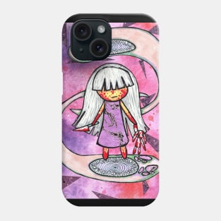 Pastel Goth GIrl Phone Case