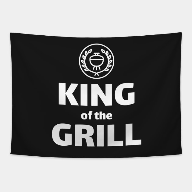 King of the Grill Tapestry by mikepod