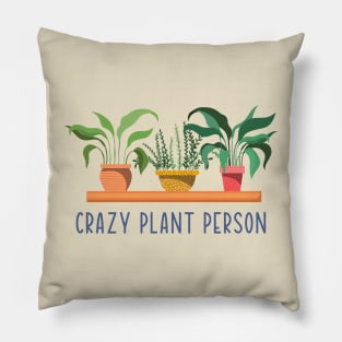 Crazy Plant Person Pillow