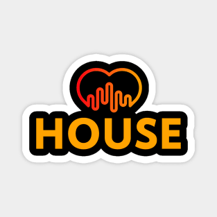 Love House Music Magnet