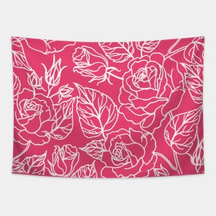 Flower rose design style Tapestry