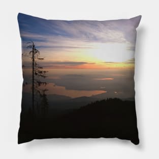 sunset landscape Pillow