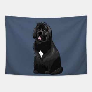 Cute Newfie Tapestry