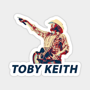 Toby Keith Retro Vintage Color Magnet