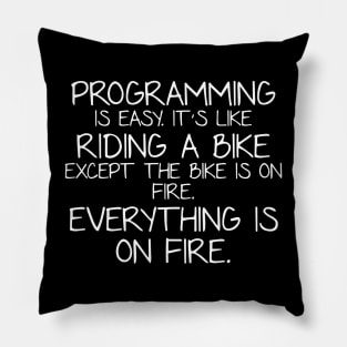 programming is easy Pillow