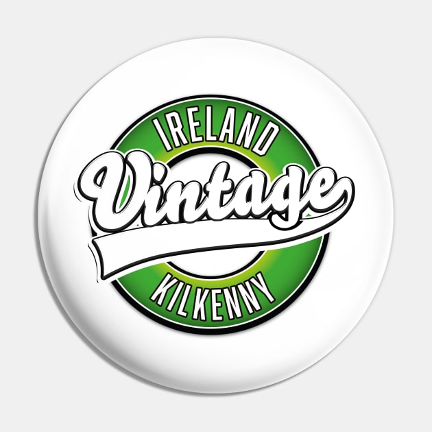 ireland Kilkenny vintage logo Pin by nickemporium1