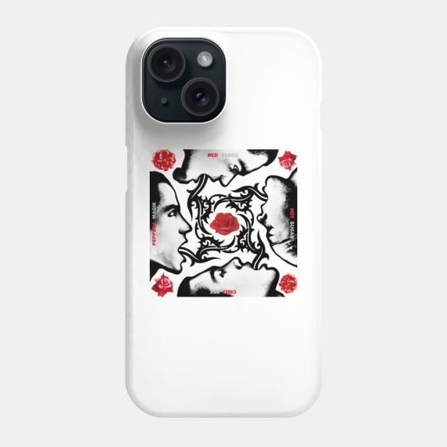 RCHP Red Hot Chilli Peppers Blood Sugar Sex Magik Album Retro Satire Phone Case by robotbasecamp