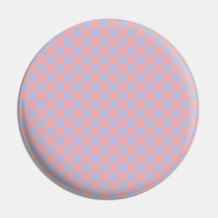 Wonky Checkerboard, Pink and Lavender Pin