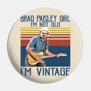 Country Harmony Brad Paisley's Vocal And Guitar Synergy Pin