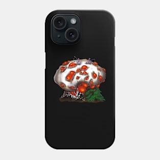 Fishing on Bleeding Tooth Mushrooms Phone Case