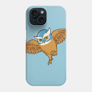 Fun & Colorful Owl Luchador Wrestler Sketch Drawing Phone Case