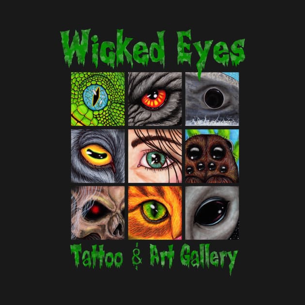 Wicked Eyes Tattoo and Art by Redemption Tshirt Co.