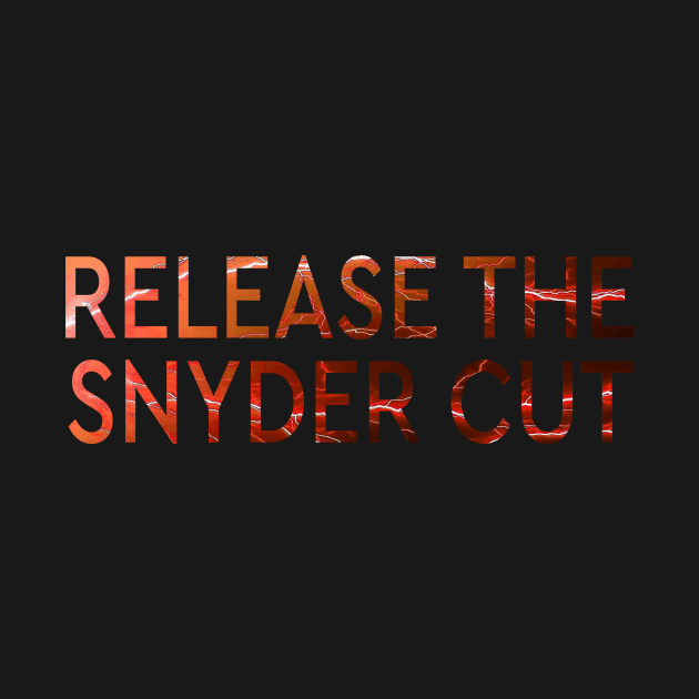 RELEASE THE SNYDER CUT - REVERSE FLASH RED LIGHTNING TEXT by TSOL Games