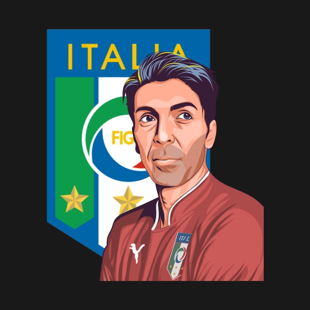 Gianluigi buffon by Imyllustration 