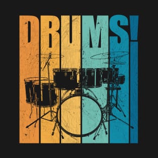 Drum Kit Musician Rock Music Drum Player T-Shirt