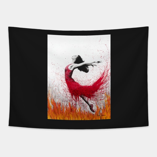 Dance Above The Flames Tapestry by AshvinHarrison