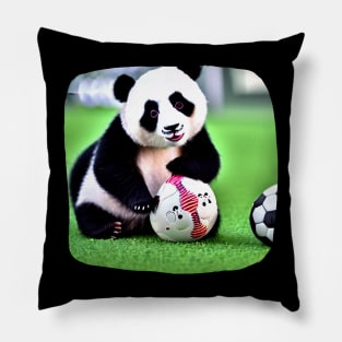Fatty Panda Soccer Pillow