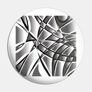 Pointy blank’n white Pin