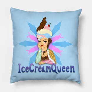 The Ice Cream Queen Pillow