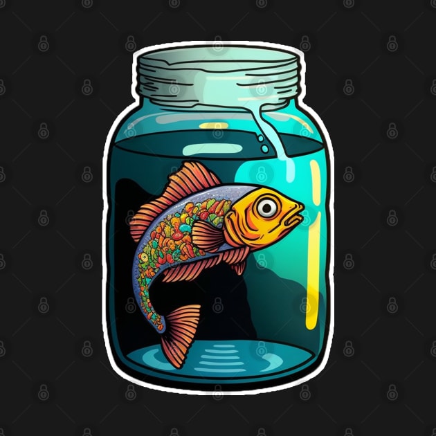 Fish In A Jar | Funny Fish Tank by nonbeenarydesigns