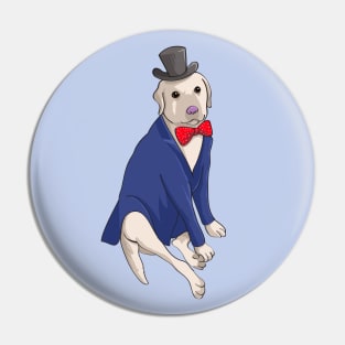 Bow Tied Labrador Pin