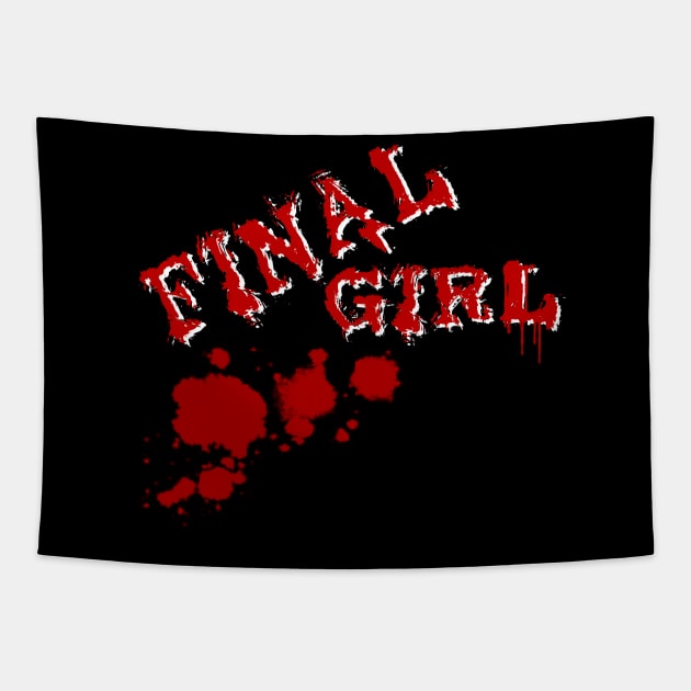 FINAL GIRL Tapestry by VixxxenDigitalDesign