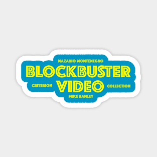 Blockbuster Video Magnet