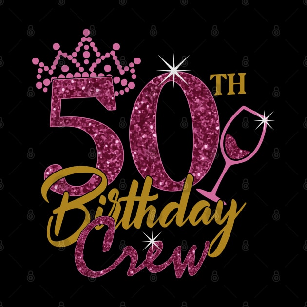 50th birthday crew gifts for women by AssoDesign