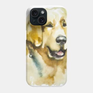 Golden Retriever Watercolor - Gift For Dog Lovers Phone Case