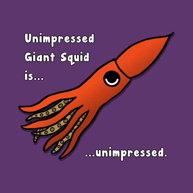 Unimpressed Giant Squid by penguinsam