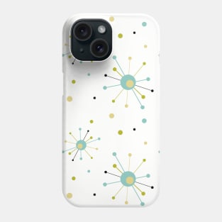 Atomic Era Starburst Pattern Phone Case