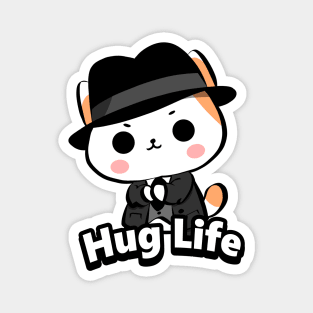 Hug Life Cat Magnet