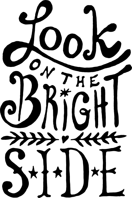 Look On The Bright Side Kids T-Shirt by the love shop