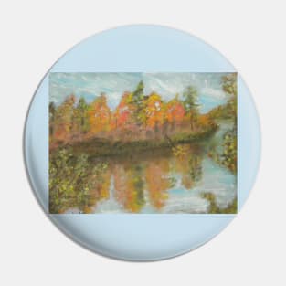 Autumn Reflection Pin