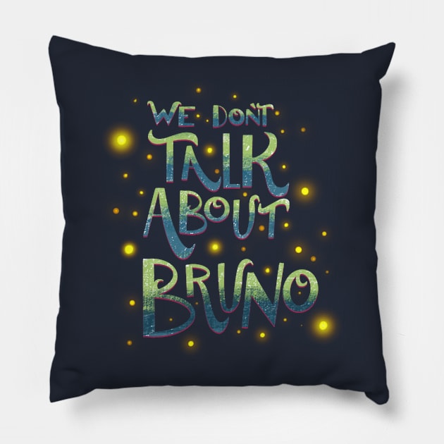 We don’t talk about Bruno Pillow by Courtneychurmsdesigns