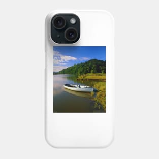 Boat Moored at Cotehelle Quay Phone Case