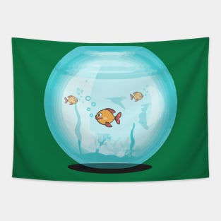 Happy Goldfish Tapestry