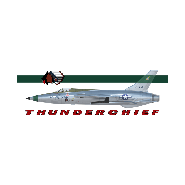 F-105B Thunderchief (335th TFS) by John_Matthews_Art