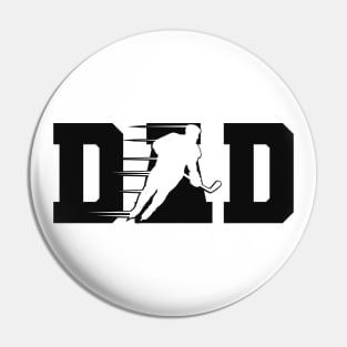 Ice Hockey Dad Pin