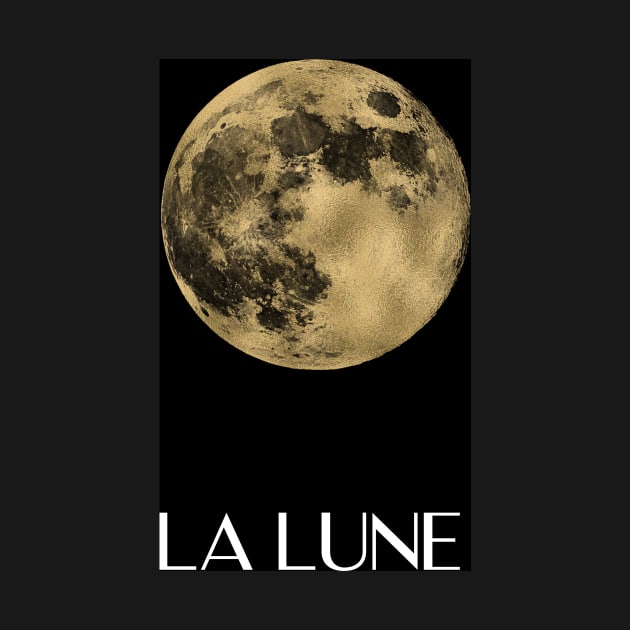 La lune - jet black golden by RoseAesthetic